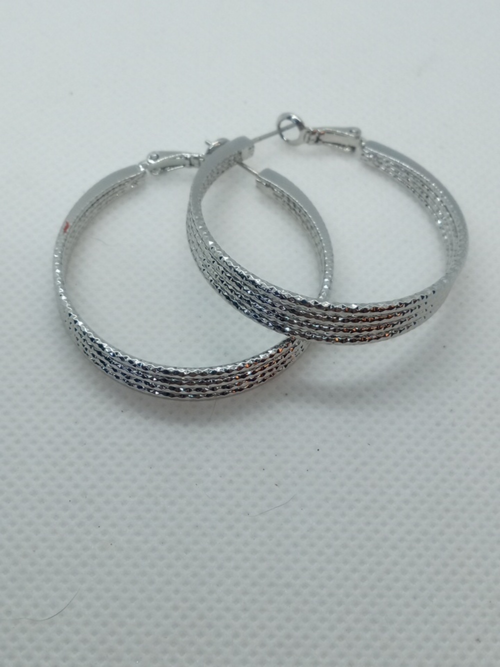 CHICO'S 2 INCH HOOP EARRINGS - Picture 3 of 6